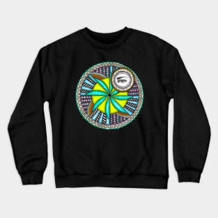 The Eye of Knowing Mandala Crewneck Sweatshirt